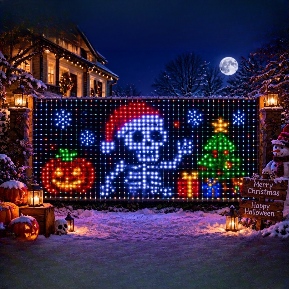Lighting - Novelty Decorative Christmas Net Lights Set
