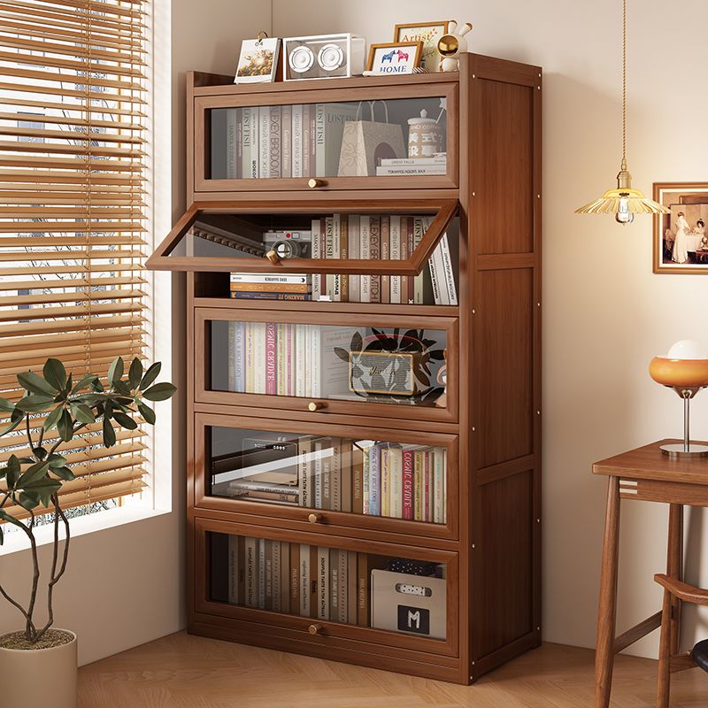Storage & Organization - Multi-functional BambooBookcase LargeCapacity Wooden Bookshelf Storage