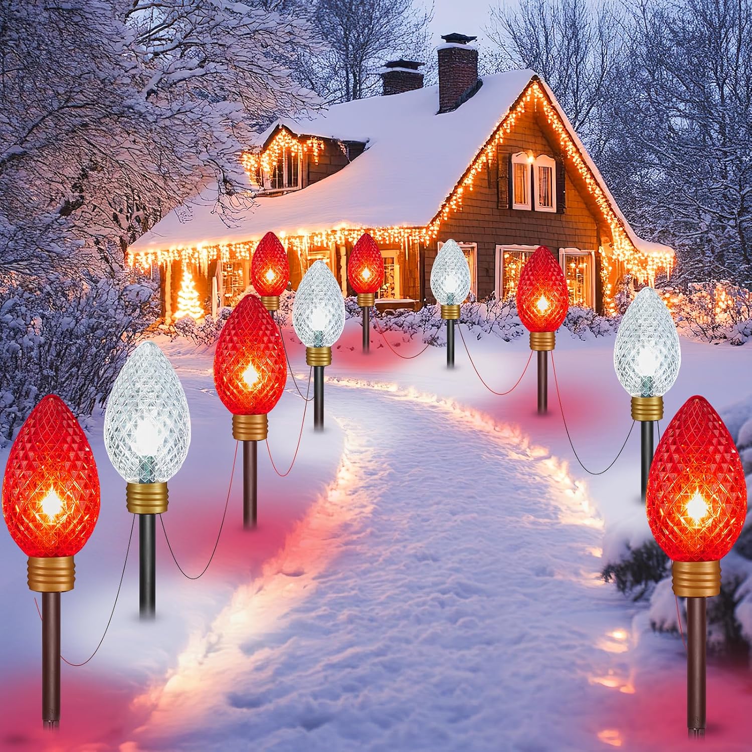 Lighting - Super Jumbo Strawberry Christmas Lights for