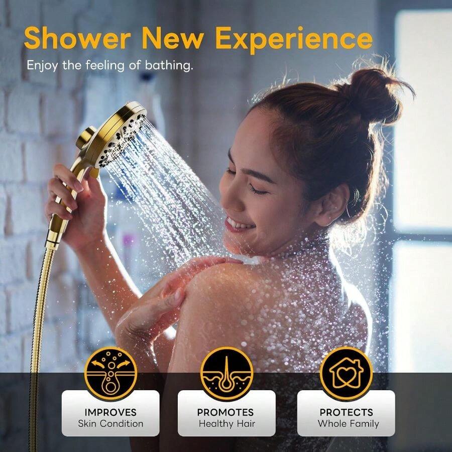 High Pressure 10 Ways Handheld - đánh giá và giá High Pressure Shower Head Handheld