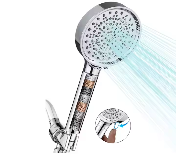 High-Pressure Filtered Rainwat - đánh giá và giá High Pressure Shower Head Handheld