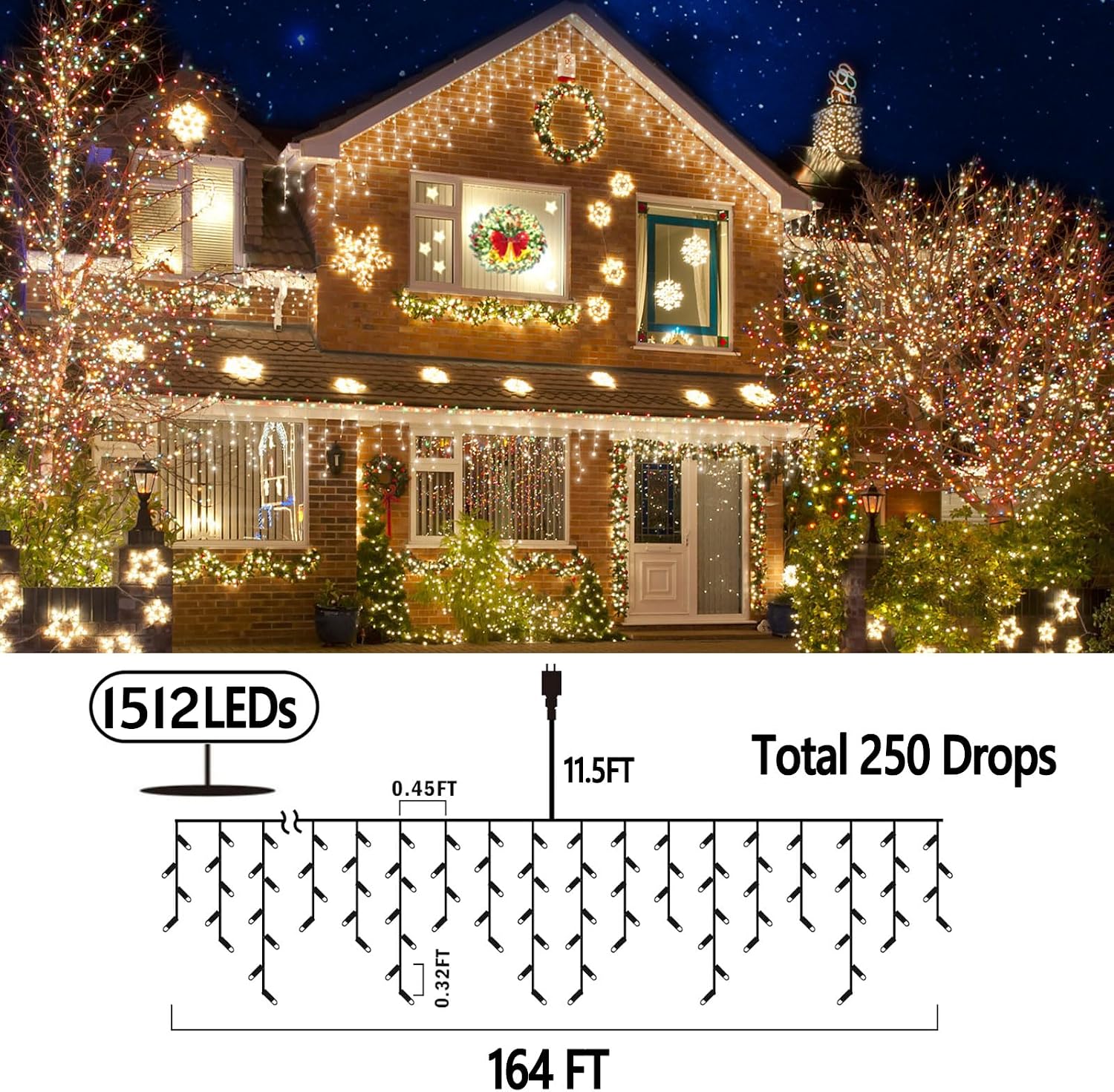 Outdoor Christmas String Light - đánh giá và giá Lighting