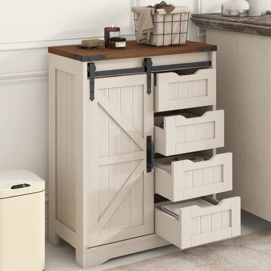 Farmhouse bathroom storage cab - đánh giá và giá Storage & Organization