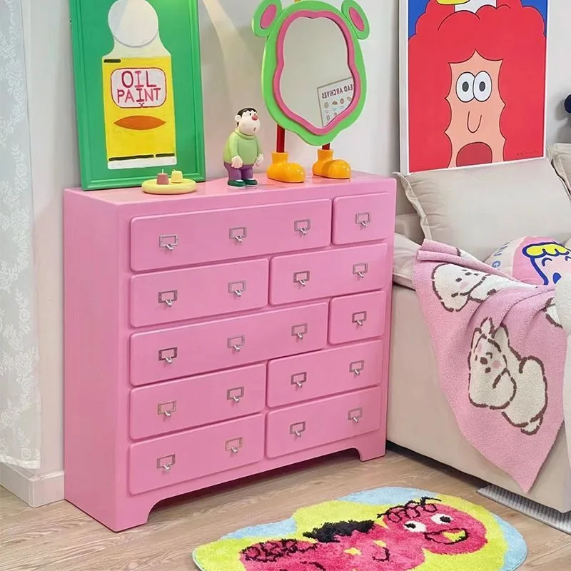Pink solid wood ten chest cabi - đánh giá và giá Storage & Organization