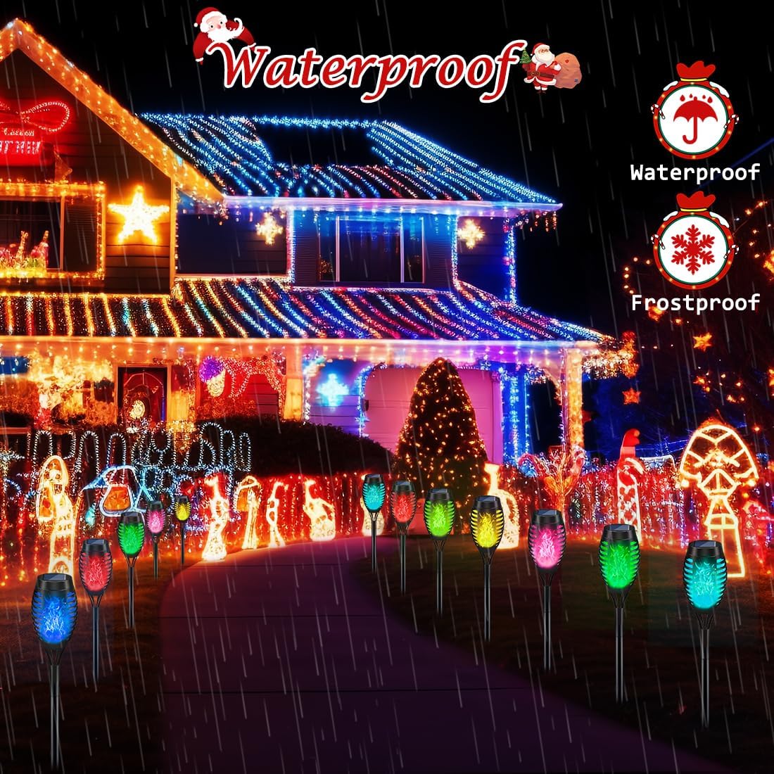 Solar Christmas Lights for Out - đánh giá và giá Lighting
