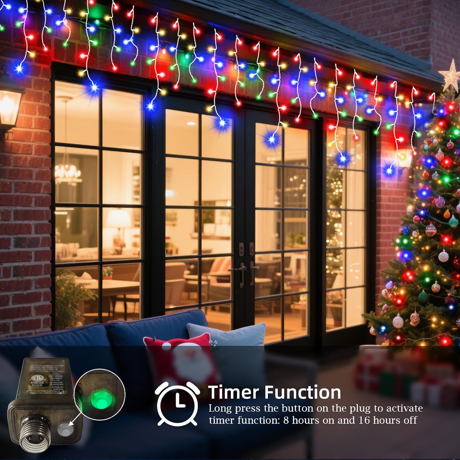 1280 LED Christmas String Ligh - đánh giá và giá Lighting