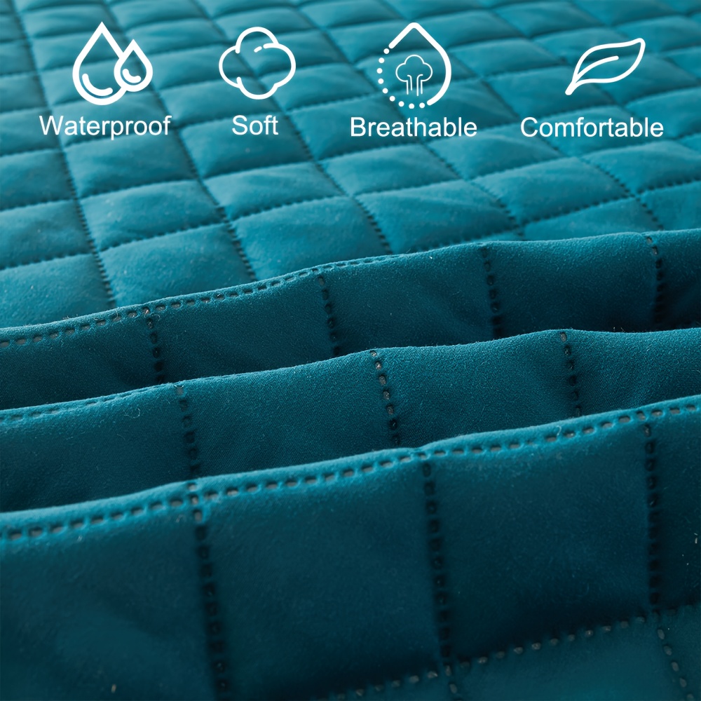1pc Quilted Waterproof Fitted  - đánh giá và giá Waterproof Mattress Protector Breathable