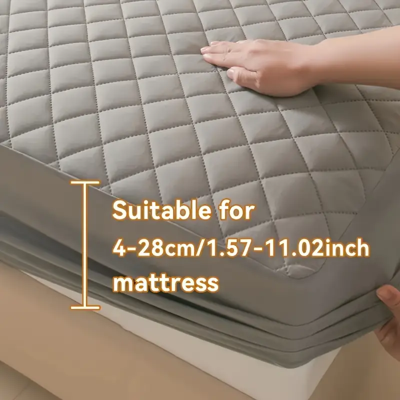 1pc Quilted Waterproof Fitted  - đánh giá và giá Waterproof Mattress Protector Breathable