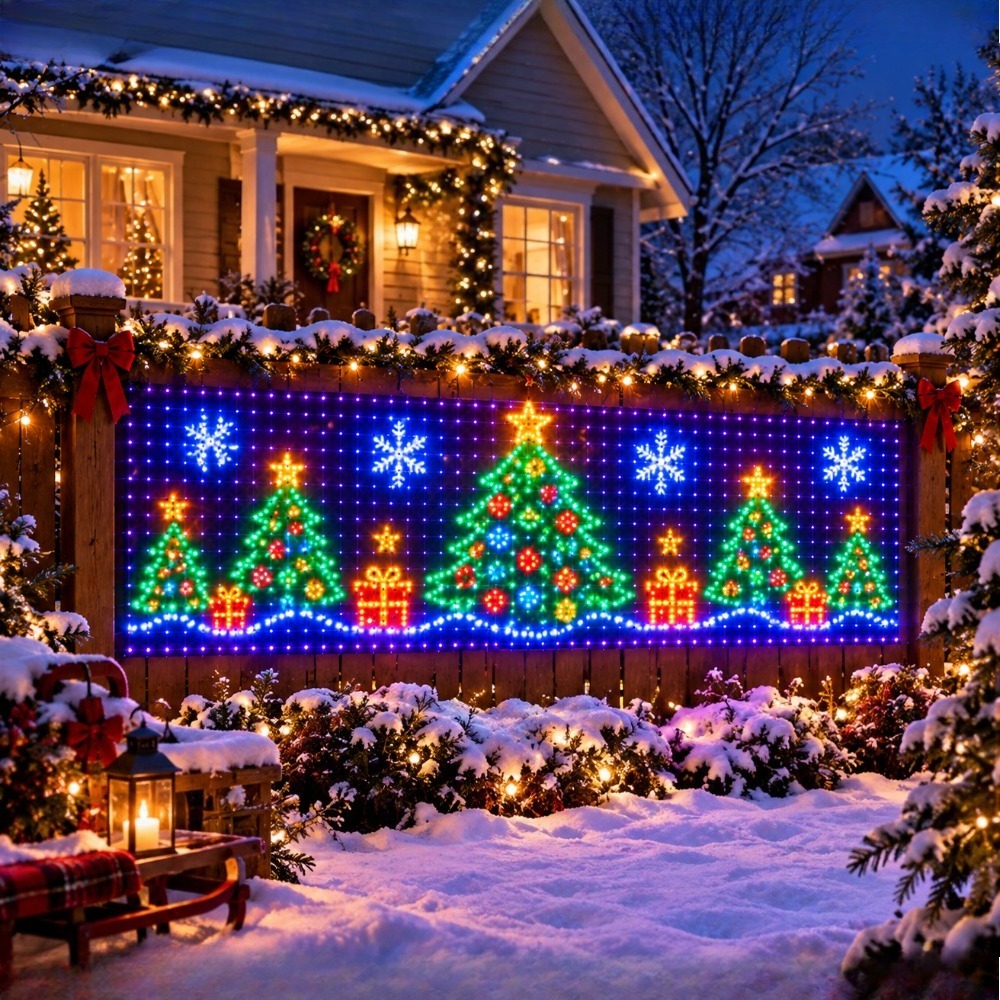 Christmas Gift Pattern Net Lig - đánh giá và giá Lighting