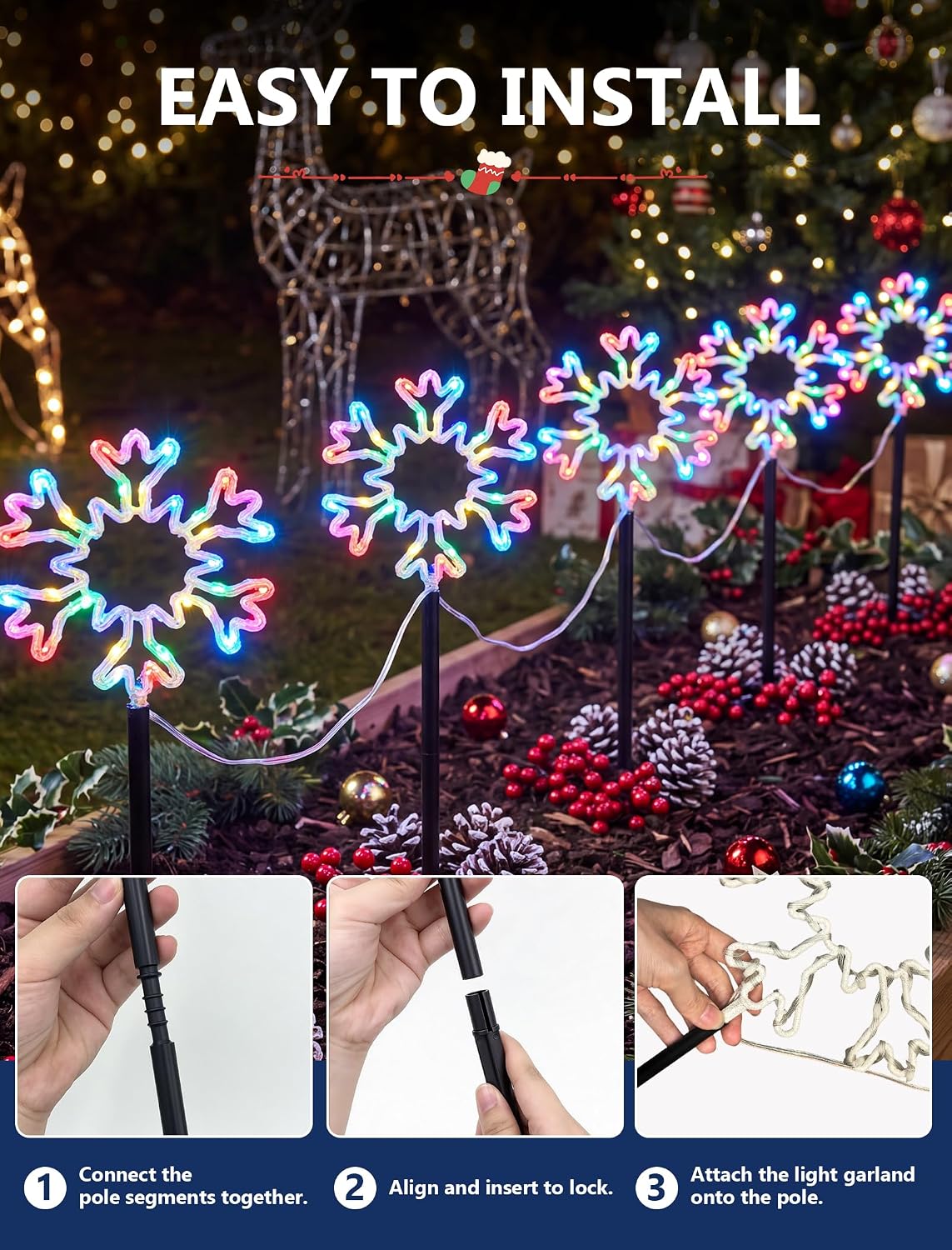 Christmas Snowflake Outdoor Pa - đánh giá và giá Lighting
