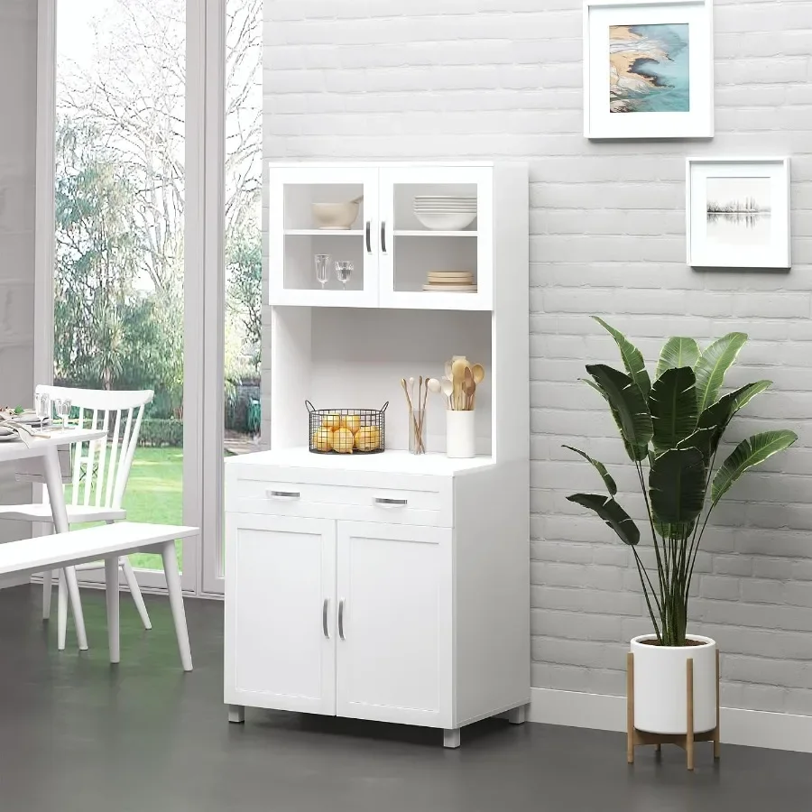 67 Pantry Cabinet Kitchen Hutc - đánh giá và giá Storage & Organization
