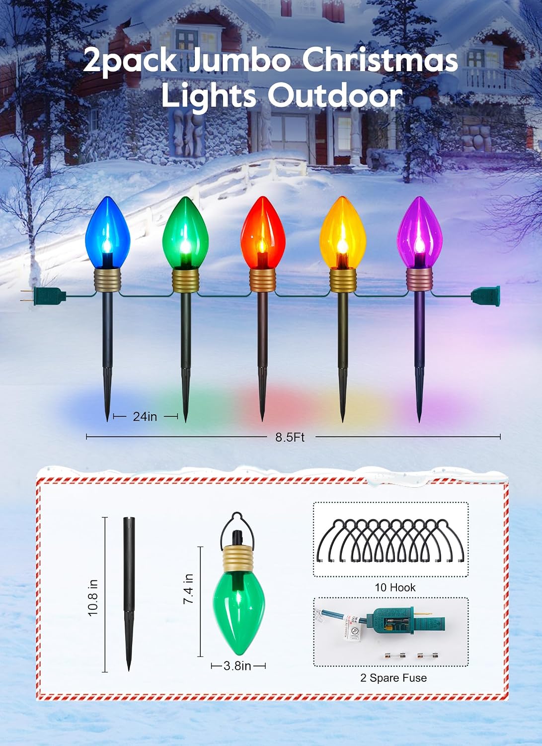 Outdoor Christmas Pathway Ligh - đánh giá và giá Lighting