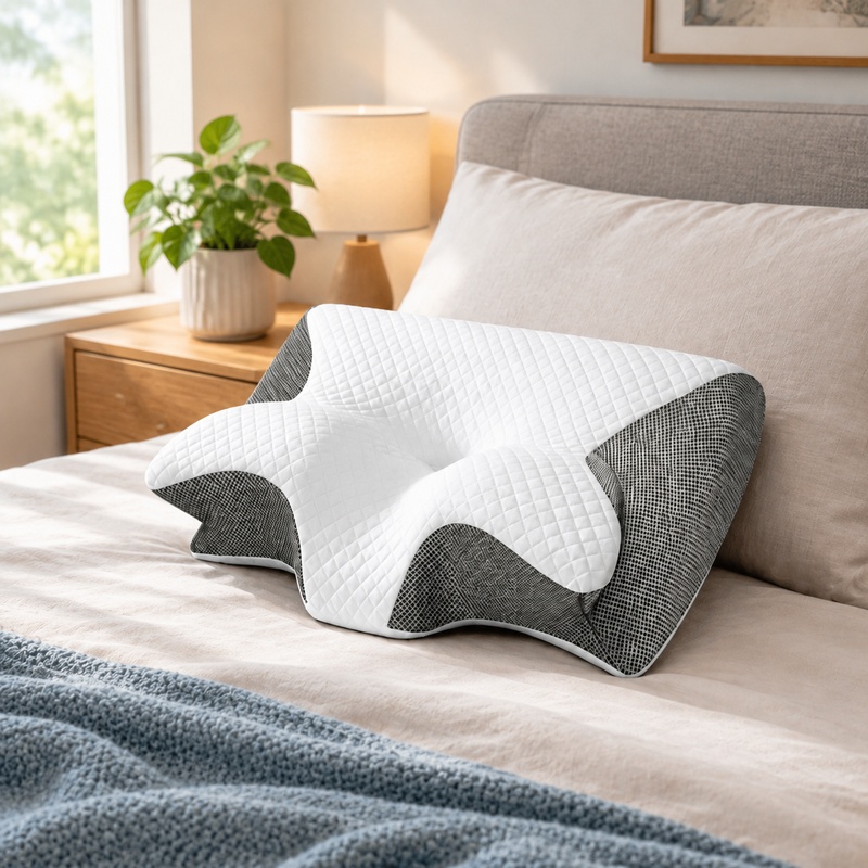 Breathable Orthopedic Memory F - đánh giá và giá Memory Foam Orthopedic Pillow Neck Pain