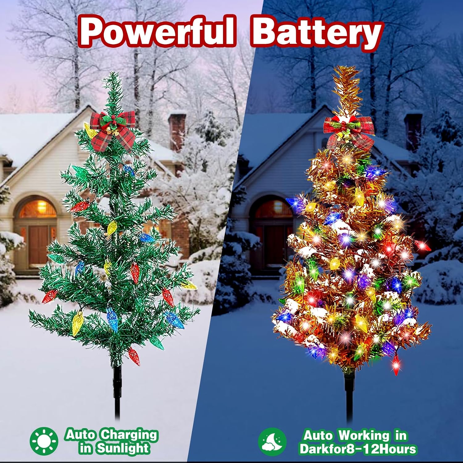 Solar Christmas Trees for Outd - đánh giá và giá Lighting