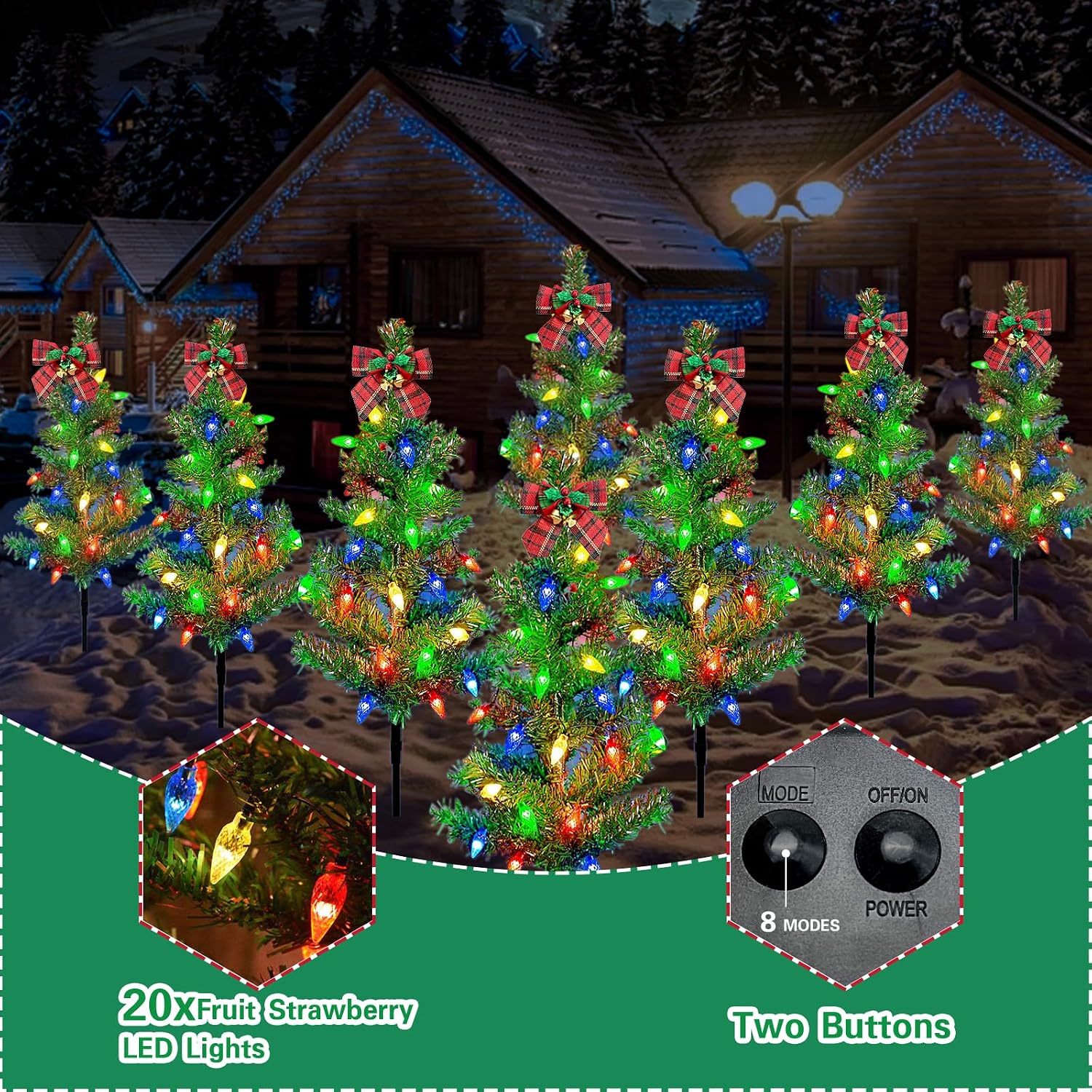 Solar Christmas Trees for Outd - đánh giá và giá Lighting
