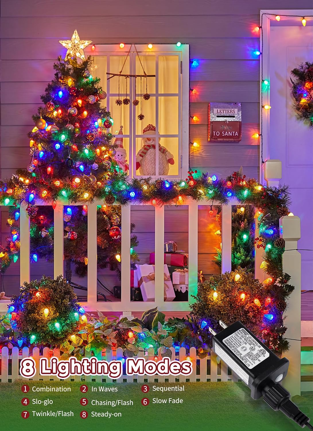 Outdoor C9 Christmas Lights, M - đánh giá và giá Lighting