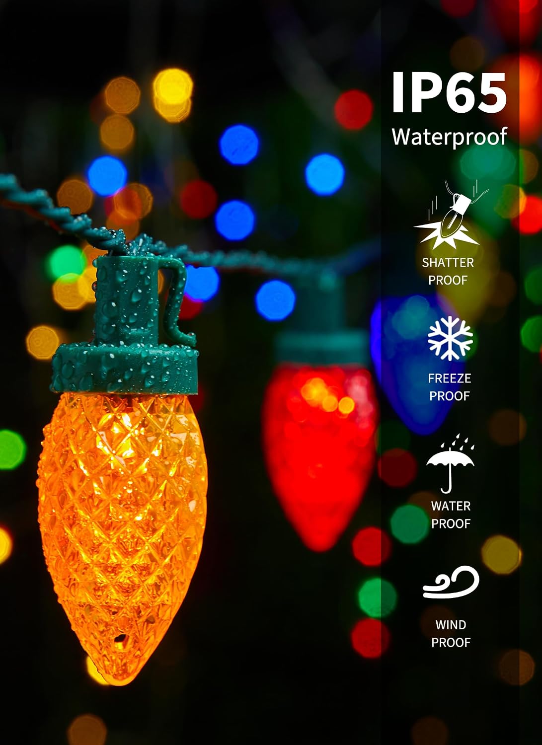 Outdoor C9 Christmas Lights, M - đánh giá và giá Lighting