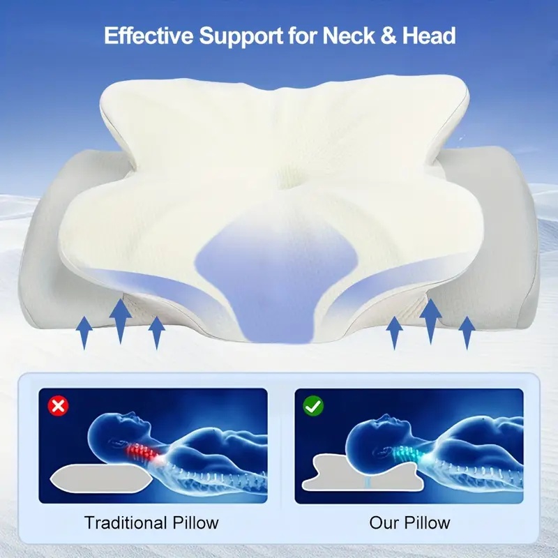 Odorless Orthopedic Memory Foa - đánh giá và giá Memory Foam Orthopedic Pillow Neck Pain