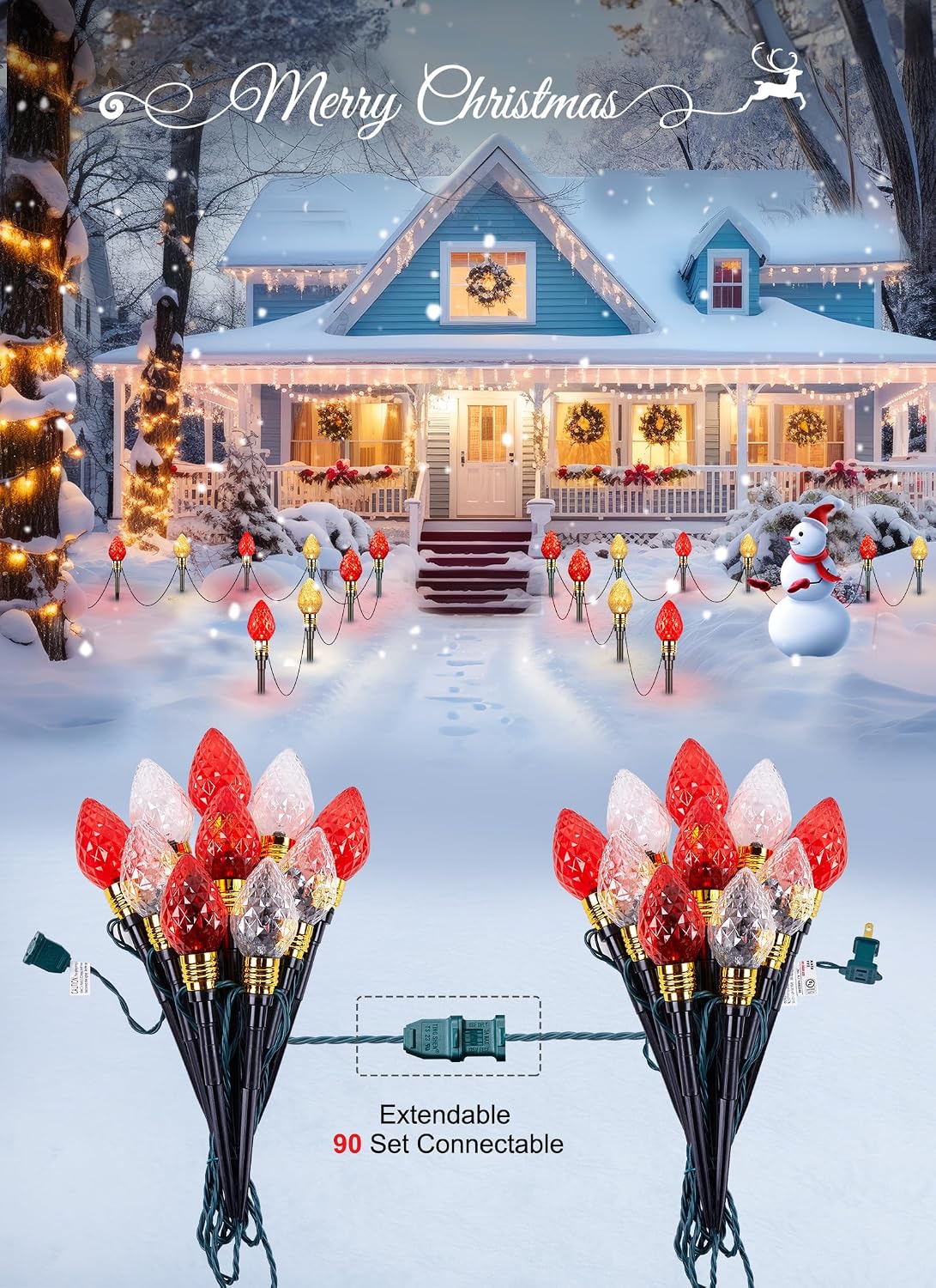 Outdoor Christmas Pathway Ligh - đánh giá và giá Lighting