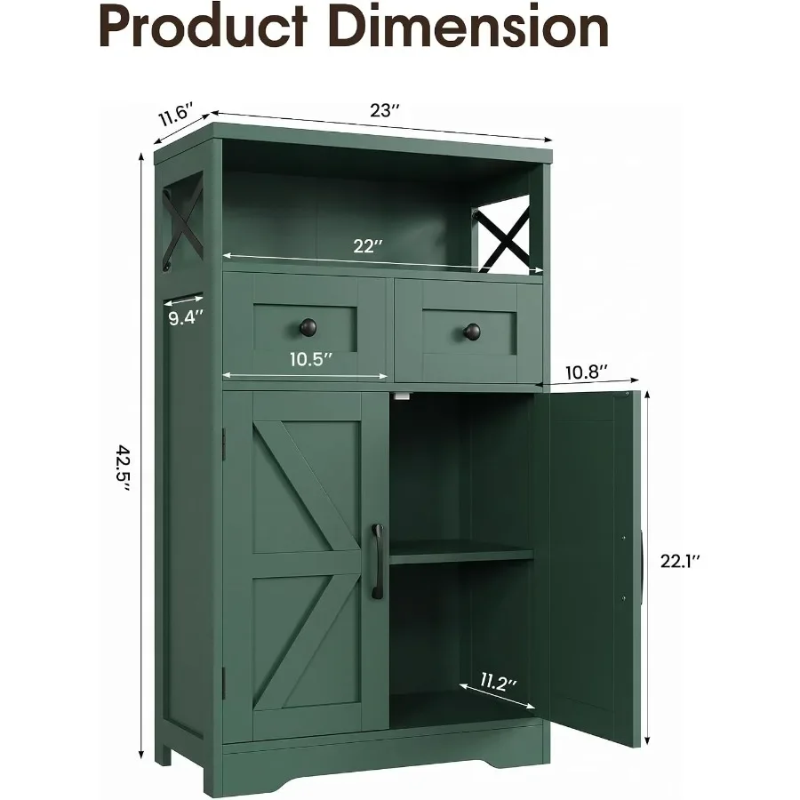 Farmhouse Storage Cabinet Set  - đánh giá và giá Kitchen