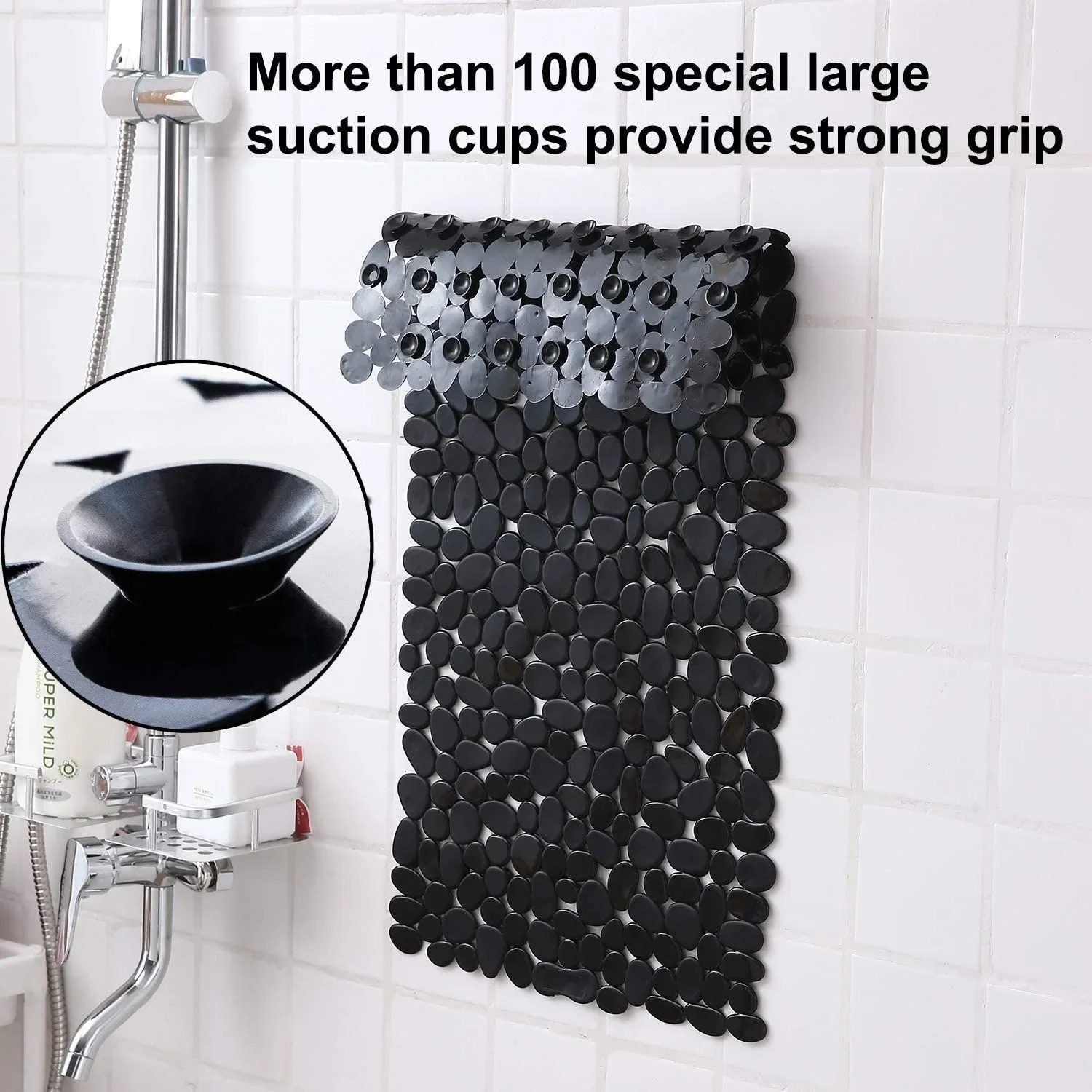 Non-Slip Pebble Shower Mat 40x - đánh giá và giá Quick Dry Diatomite Bath Mat