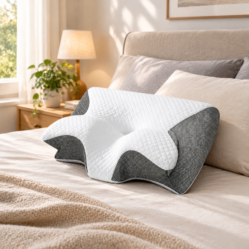 Breathable Orthopedic Memory F - đánh giá và giá Memory Foam Orthopedic Pillow Neck Pain